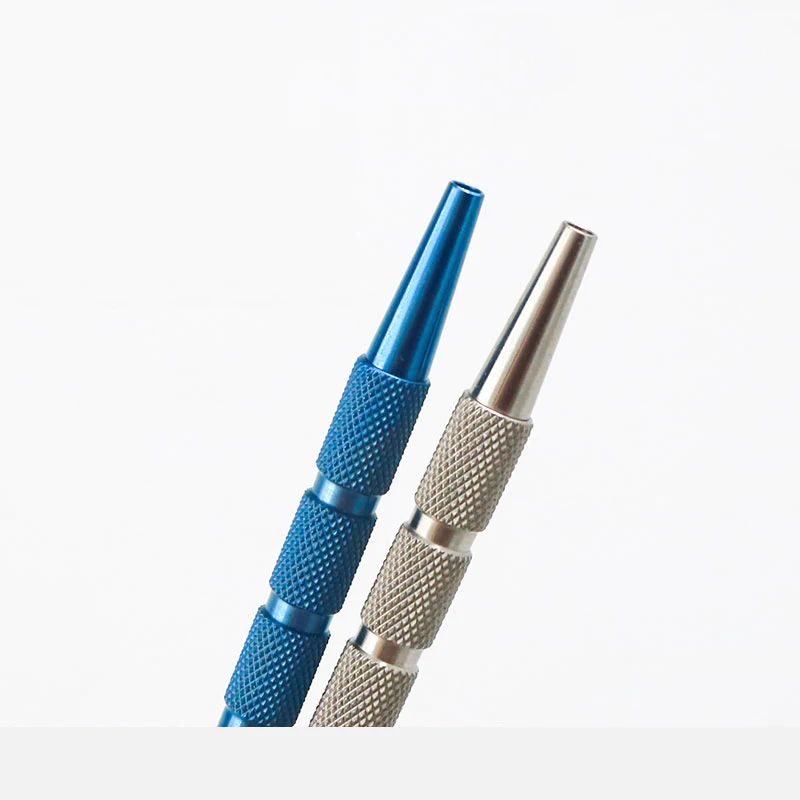Stainless Steel Titanium Alloy Hair Transplant Instrument Gemstone Handle Hair Implant Knife Medical Surgery hair follicle extractor hair transplant pen