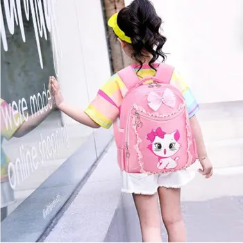 

Kids Back Packs Women Pink Backpack For Girls Children Schoolbags Female Children Cat Backpack Primary School Backpack Bag