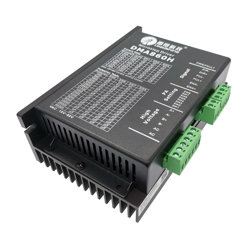 Step Driver Leadshine DMA860H DSP Microstep AC18~80V DC24-80V 2 phase