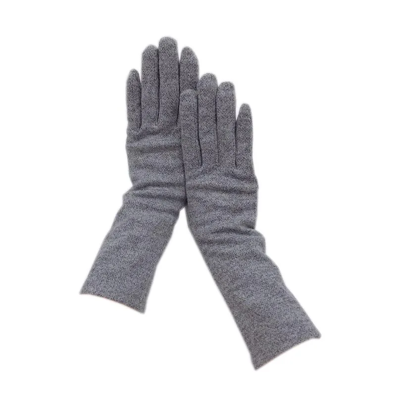 Winter ladies mid-length wool gloves touch screen 2021 new warmth black wine red gray beige camel blue cycling sports light boar