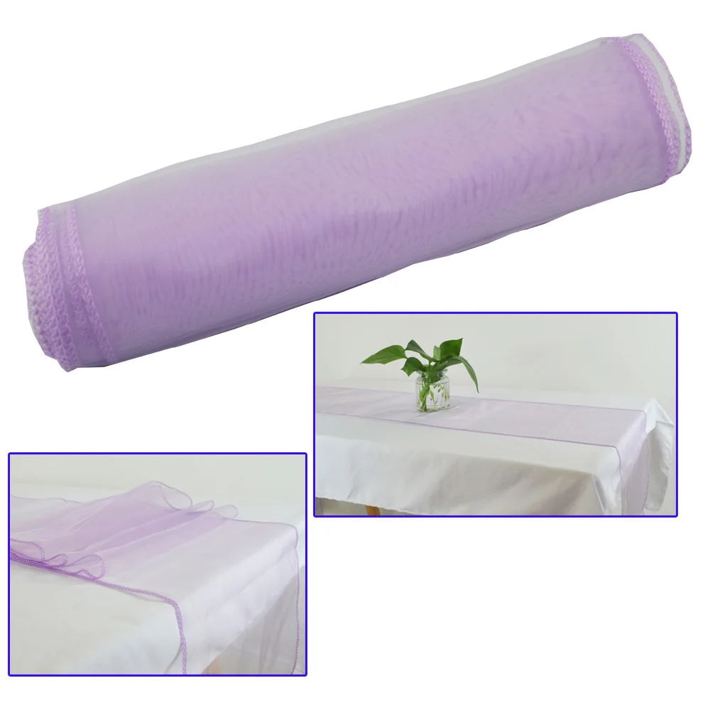 Rouleau D'organza 29cm X 26m – Tissu Léger Pour Chemin De Table, Nœuds De Chaise, Décoration Mariage & Noël