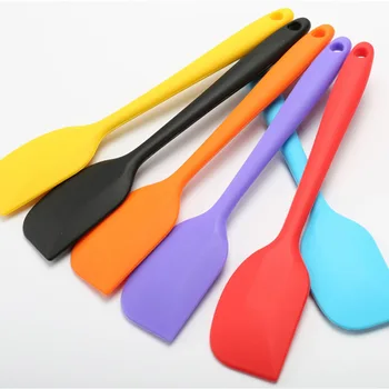 

Kitchen Silicone Cream Butter Cake Spatula Mixing Batter Scraper Brush Butter Mixer Cake Brushes Baking Tool Kitchenware