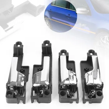 

Car Inside Interior Door Handle Front Rear Set Chrom Right Left Passenger Driver Side Bars For Ford Fusion Milan MKZ Zephyr