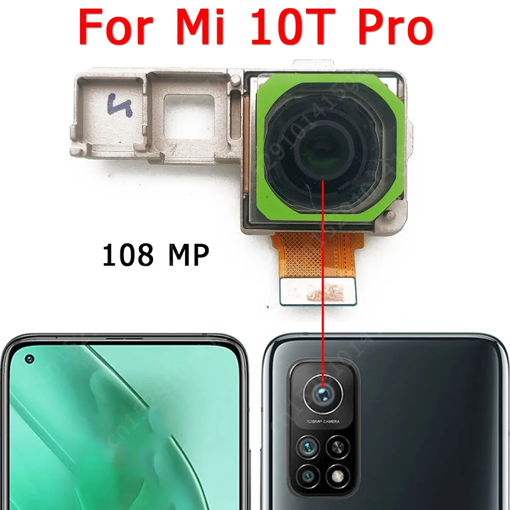 

Rear Back Camera For Xiaomi Mi 10T Pro Main Backside View Big Camera Module Flex Replacement Repair Spare Parts