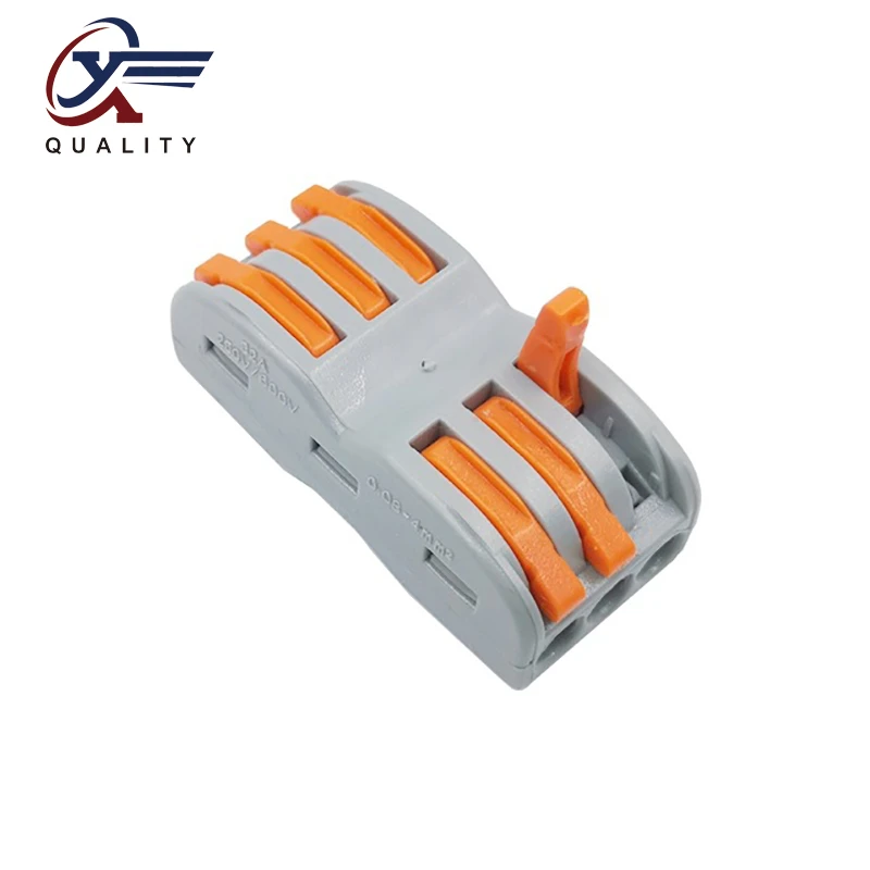 

30/50/100PCS PCT-222 Electrical Wiring Terminal Household Wire Connectors Fast Terminals For Connection Of Wires Lamps SPL-3
