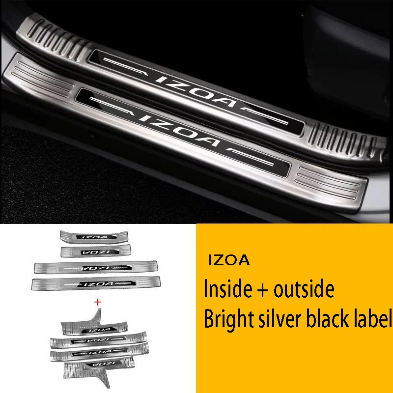 

Application only for Toyota CHR/IZOA Threshold Welcome pedal refitting special fittings door protective appliances