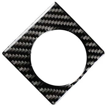 

Rotary Button Panel Black Carbon Fiber Sticker for Lexus NX200 200T 300H 2015-2019