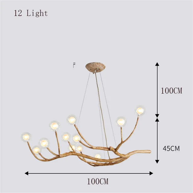 12heads pendant lamp Современная дизайнерская люстра, волшебные светильники фасоли, люстры, индивидуальный блеск для гостиной, спальни, Современная ветка, молекулярная лампа - Цвет абажура: 12heads pendant lamp