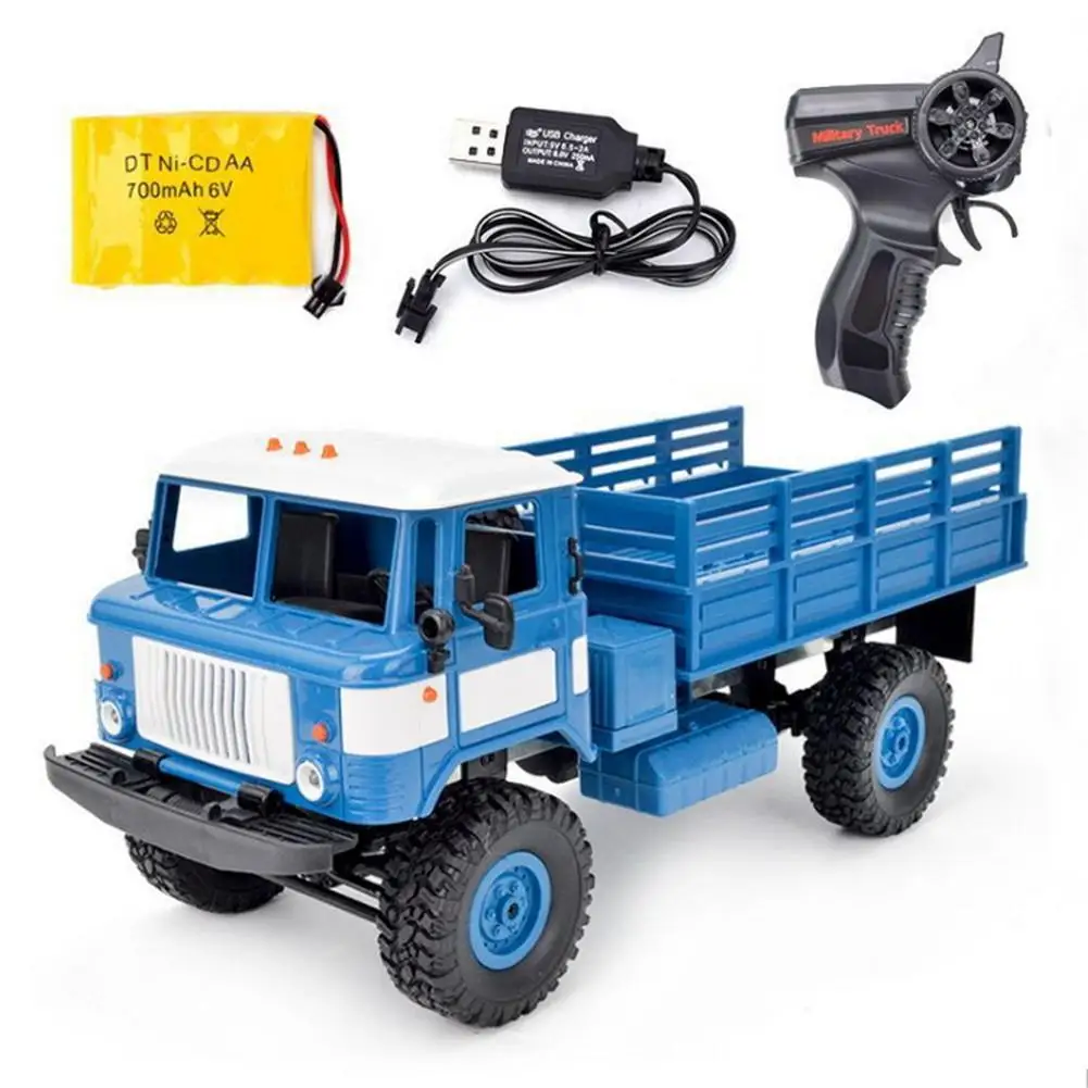 Kuulee WPL B-24 1/16 комплект RTR 4WD RC грузовик 2,4 ГГц - Цвет: Серебристый