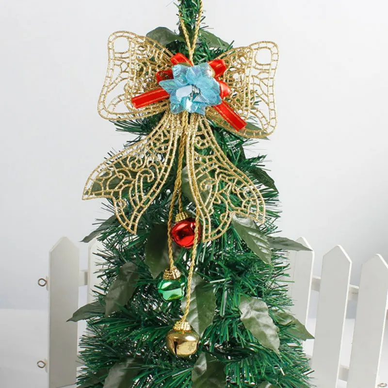 Рождественский бантик, украшения для рождественской елки, украшения-хранители, новогодние подарки, Рождественская елка, наружное Рождественское украшение