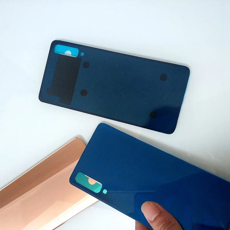 Для Samsung Galaxy A7 A750 задняя крышка батарейный чехол Чехол на заднюю крышку 3D стеклянная крышка Замена для Galaxy A750 A750F