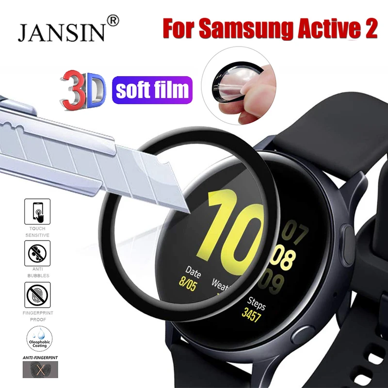 Защитная пленка для экрана Active 2 мягкая ТПУ Samsung Galaxy Watch 40 мм 44 active 40|Защита часов| |