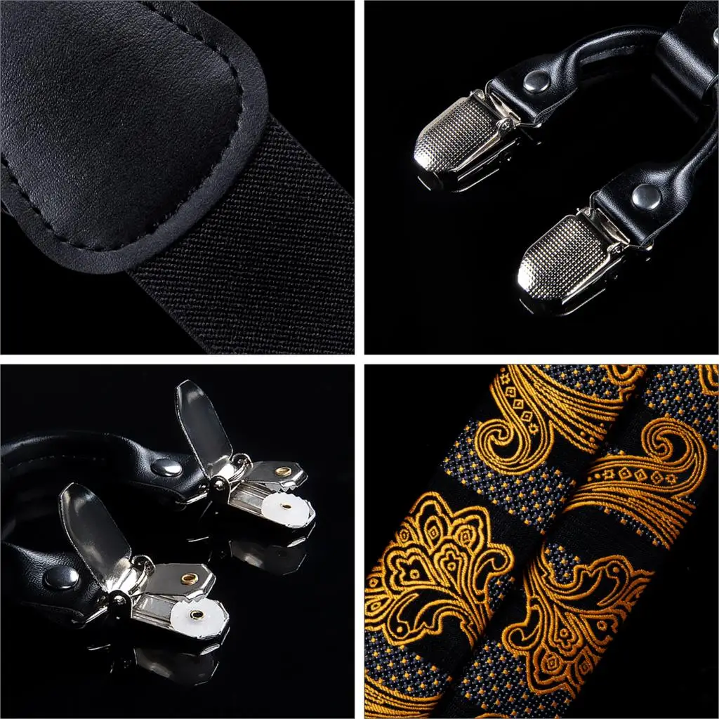 Рисунок 6 - Роскошные золотистые и черные мужские подтяжки