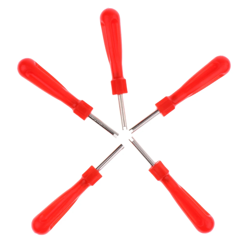 

5 Piece Mountain Bike Valve Core Remover Installer Wrench Valve Core 94x16mm
