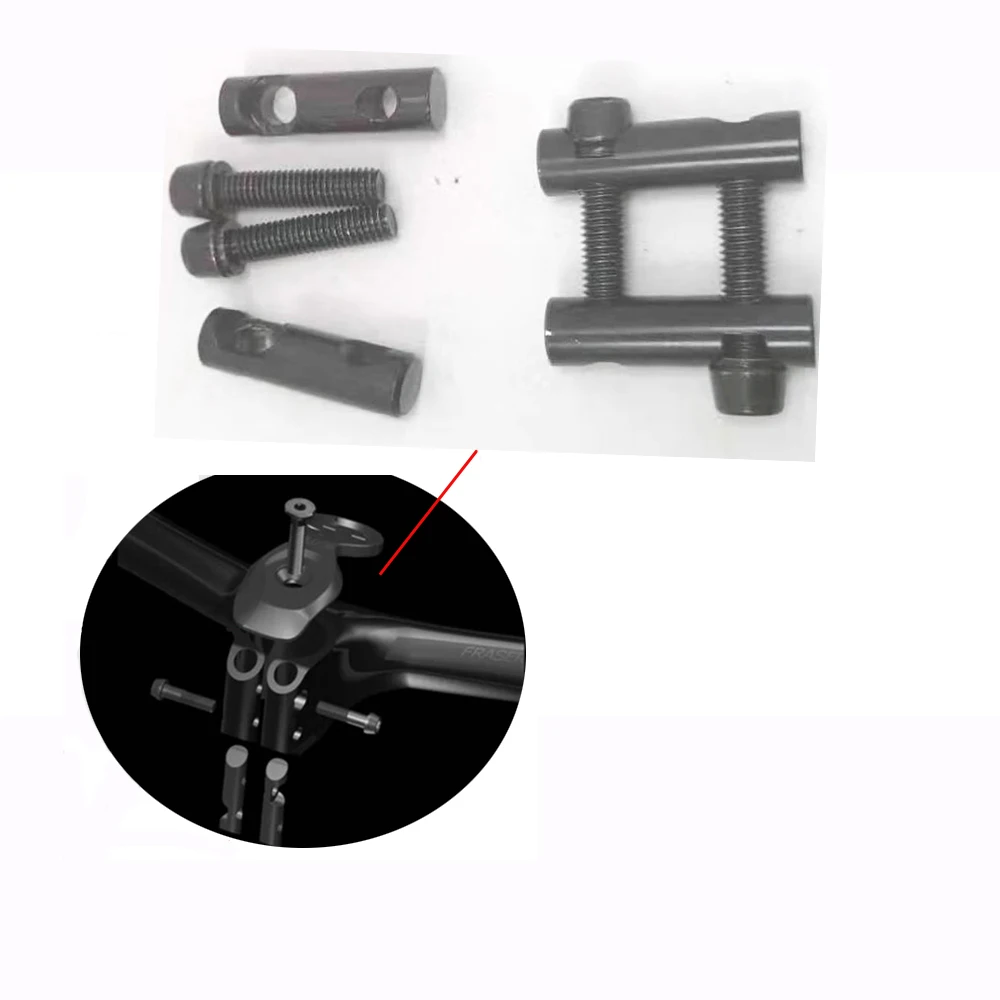 Mountain Bike Computer Holder and Spacers or Cover and Screws For SYNCROS Handlebar