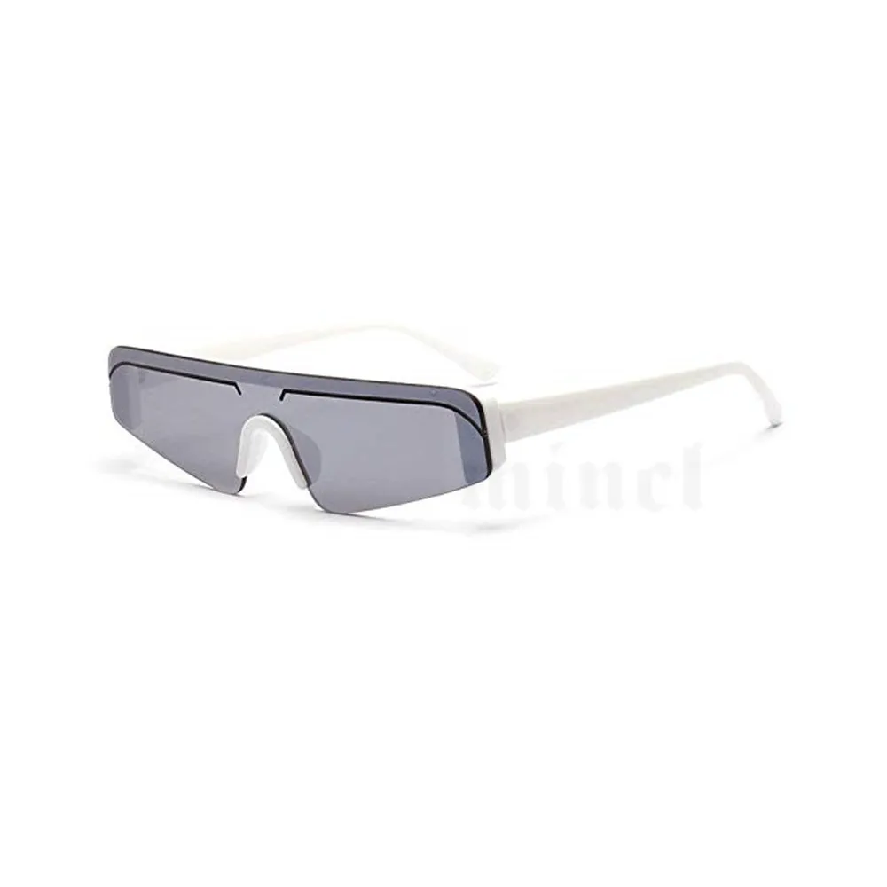 silver lens Маленькие солнцезащитные очки в стиле хип-хоп женские мужские летние черные прямоугольные солнцезащитные очки для женщин UV400 ретро-оттенки FML - Цвет линз: silver lens