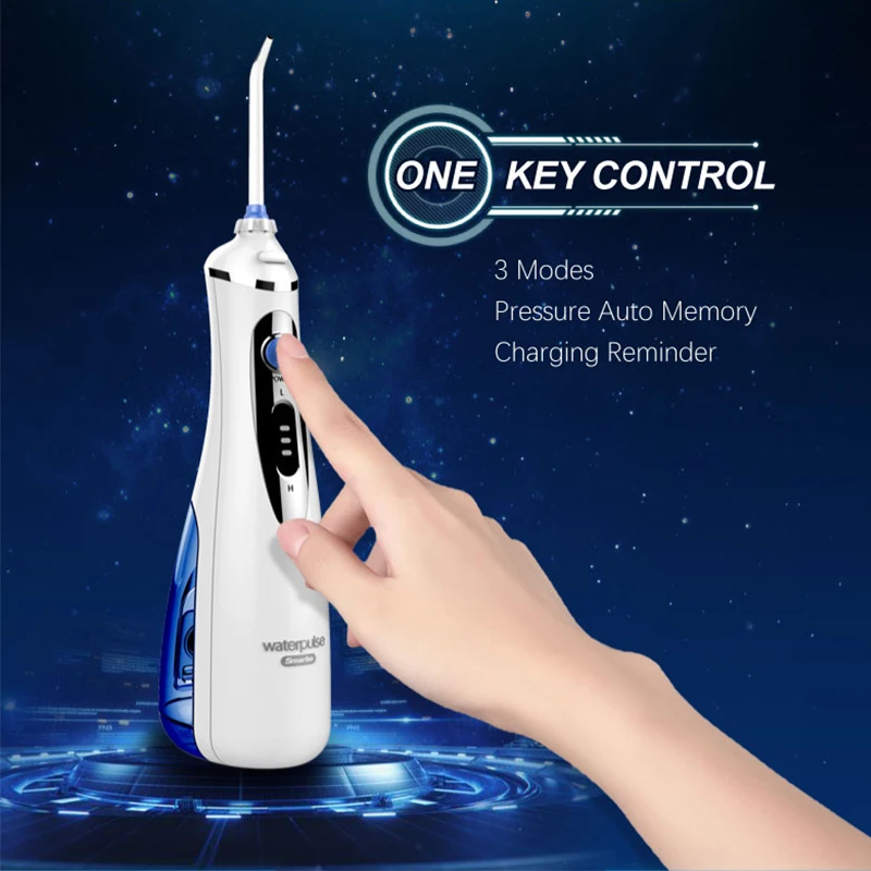V400 Plus Portable Oral Irrigator Water Flosser USB Rechargeable 4 Modes Cordless Water Jet Irrigator Dental Care Cleaning Tools