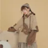 harajuku aesthetic bear anime hoodie women korean kawaii crewneck long sleeve oversized fall winter clothes kpop streetwear tops 3