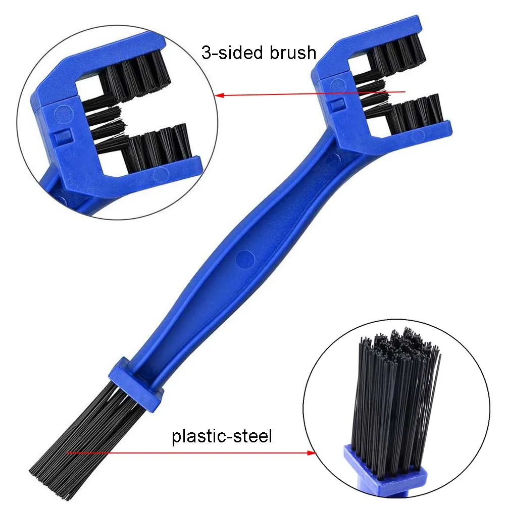 Motorcycle Bicycle Cycling Chain Crankset Brush Mountain Bike Maintain Corner Stain Dirt Cleaning Tool