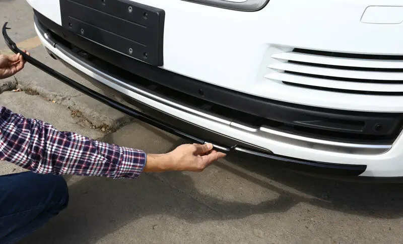 3 шт блестящее черное переднее украшение решетки полоски для Range Rover Vogue 2013