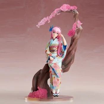 

Anime Action Figure Toys Hatsune PVC 25.5cm Japanese kimono Miku Gift Anime Model Beautiful Toy For Girls Action Figures Dolls