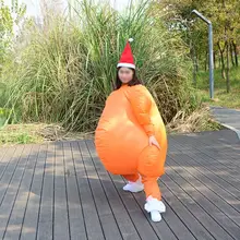 Надувной костюм индейки, карнавальный костюм для Дня благодарения, вечеринки R7RB