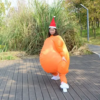 

Inflatable Turkey Costume Cosplay Party Costume for Thanksgiving Day party R7RB
