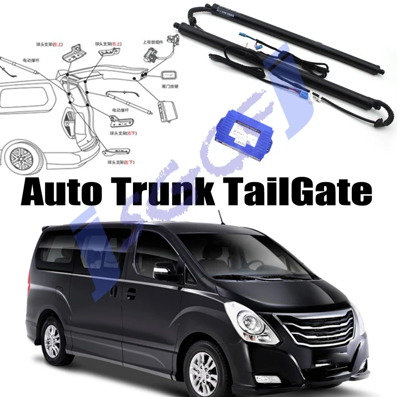 Car Power Trunk Lift Electric Hatch Tailgate Tail gate Strut Auto Rear Door Actuator For Hyundai H1 H-1 Grand Starex TQ Cargo |