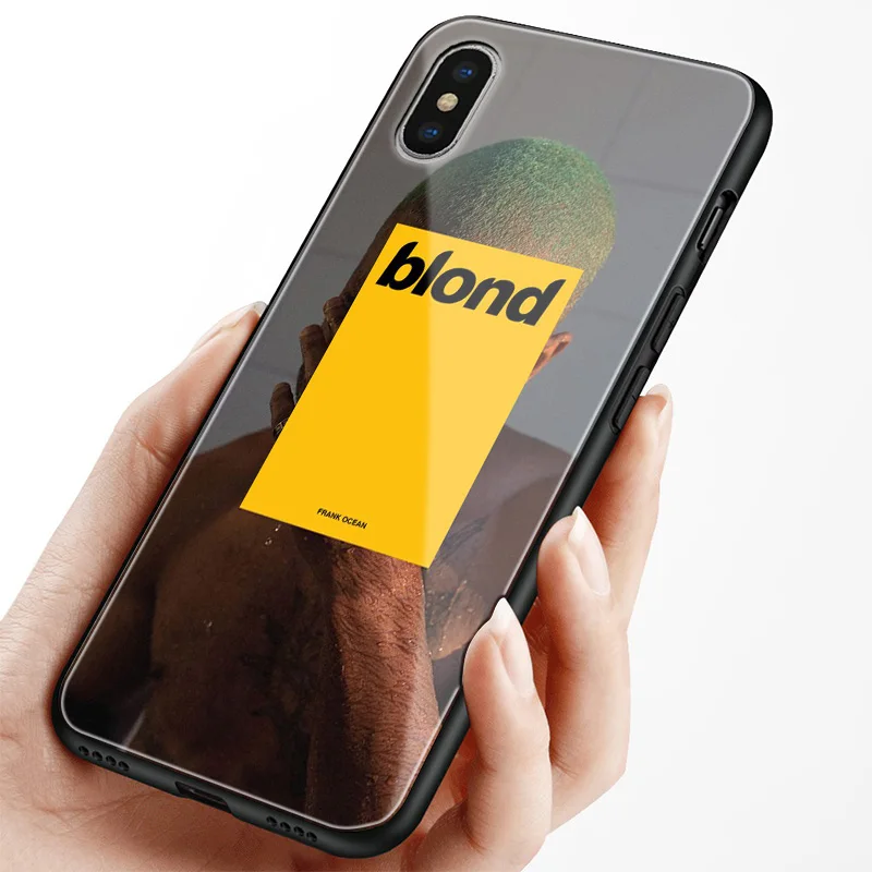 FRANK OCEAN Blonde RAPPER Coque чехол из закаленного стекла для телефона чехол для apple iPhone 6 6s 7 8 Plus X XR XS 11 Pro MAX