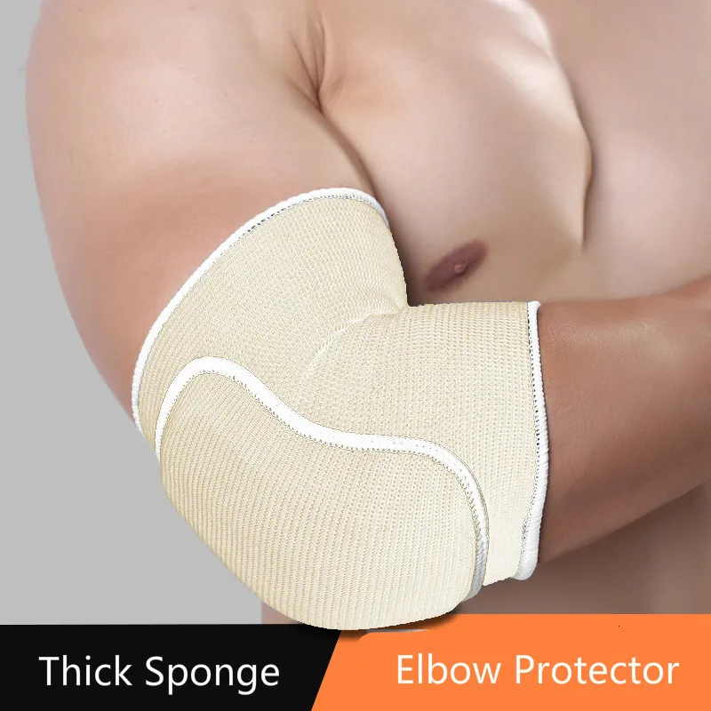 1 Pair Volleyball Elbow Support Pads Sports Fitness Basketball Elbow Brace Guard Men Women Breathable Arm Protector Wrap 3