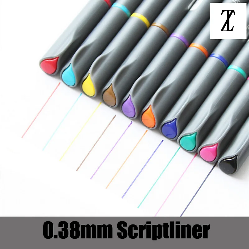 

For Model Coloring Tools Water-based Scriptliner 0.35MM Painting Pen