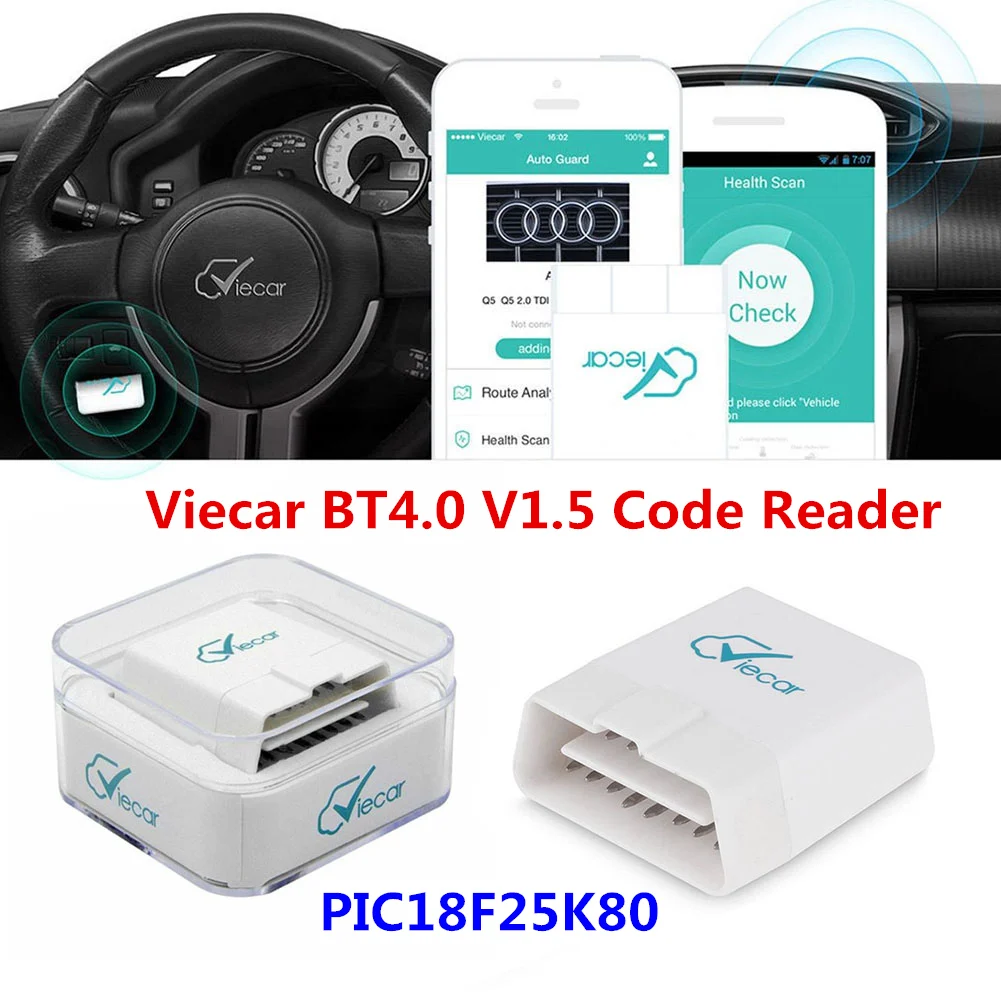 Автомобильный диагностический сканер OBD2 ELM 327 V1.5 Wi Fi/Viecar OBD ELM327 1 5 Bluetooth/Wi Fi