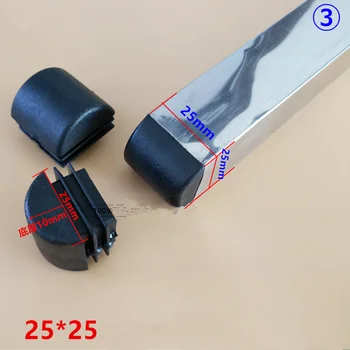 

10pcs Plastic table chair leg cap Non-slip telescopic ladder Foot Cover pipe Blanking End plug furniture Floor Protector Pad