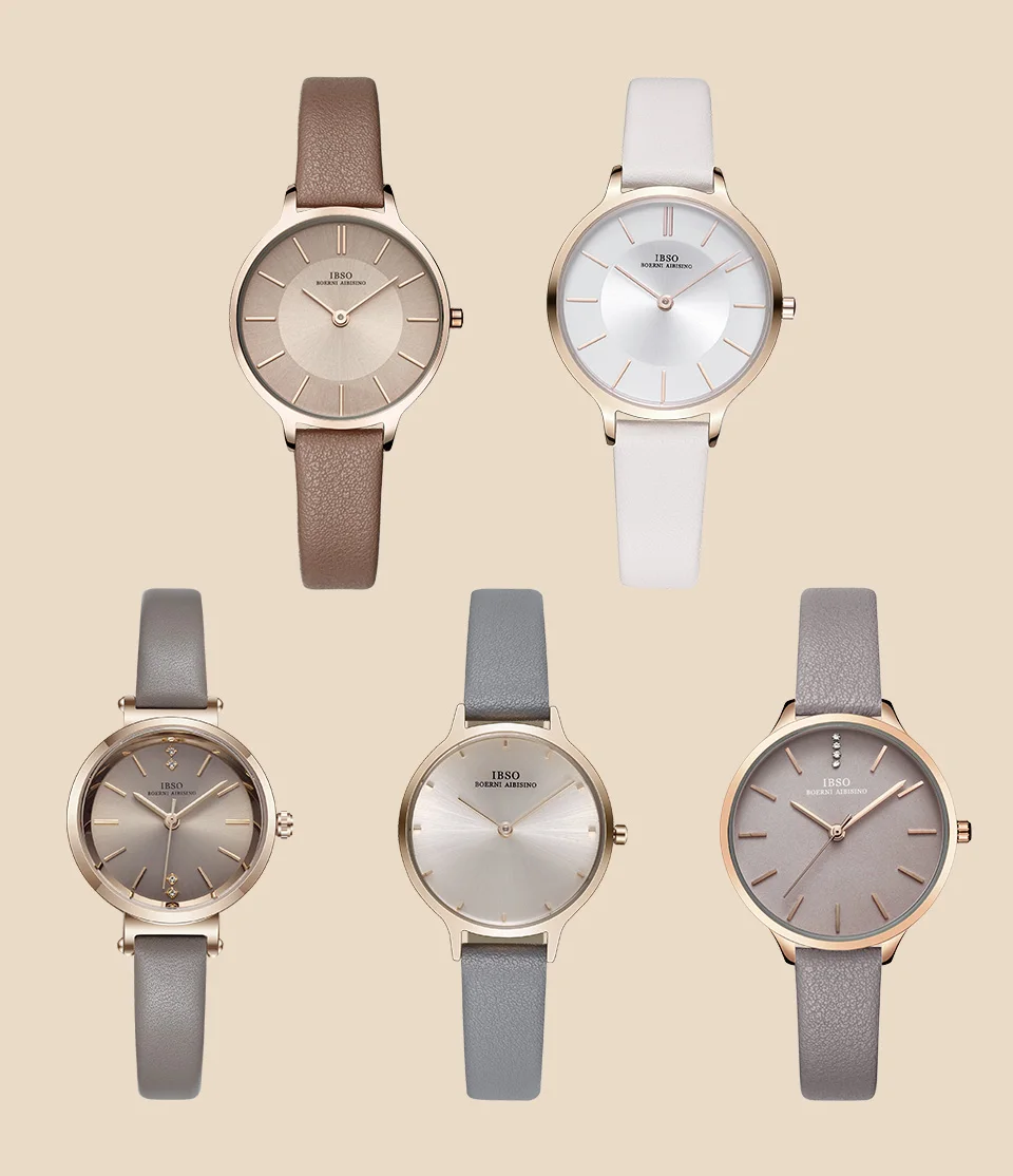 IBSO Crystal Bracelet Watches Set Female Rose Gold Quartz Watch Luxury Women Watch Bangle Set For Valentine's Gift Dropship