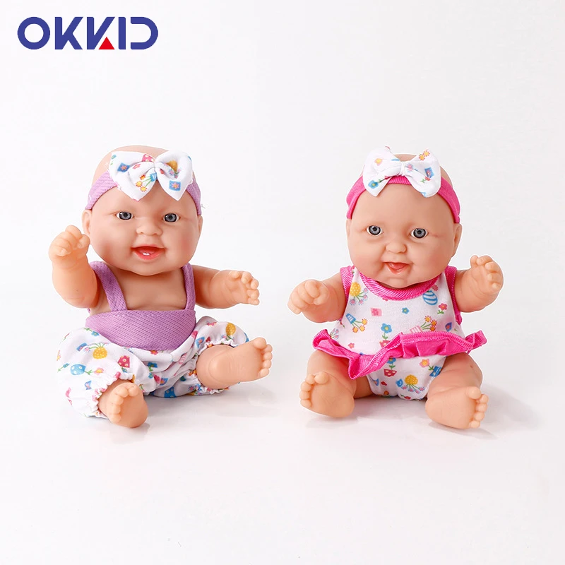 OKKID 2 шт./лот 10 дюймов силиконовый винил Reborn 25 см Детские куклы Реалистичная