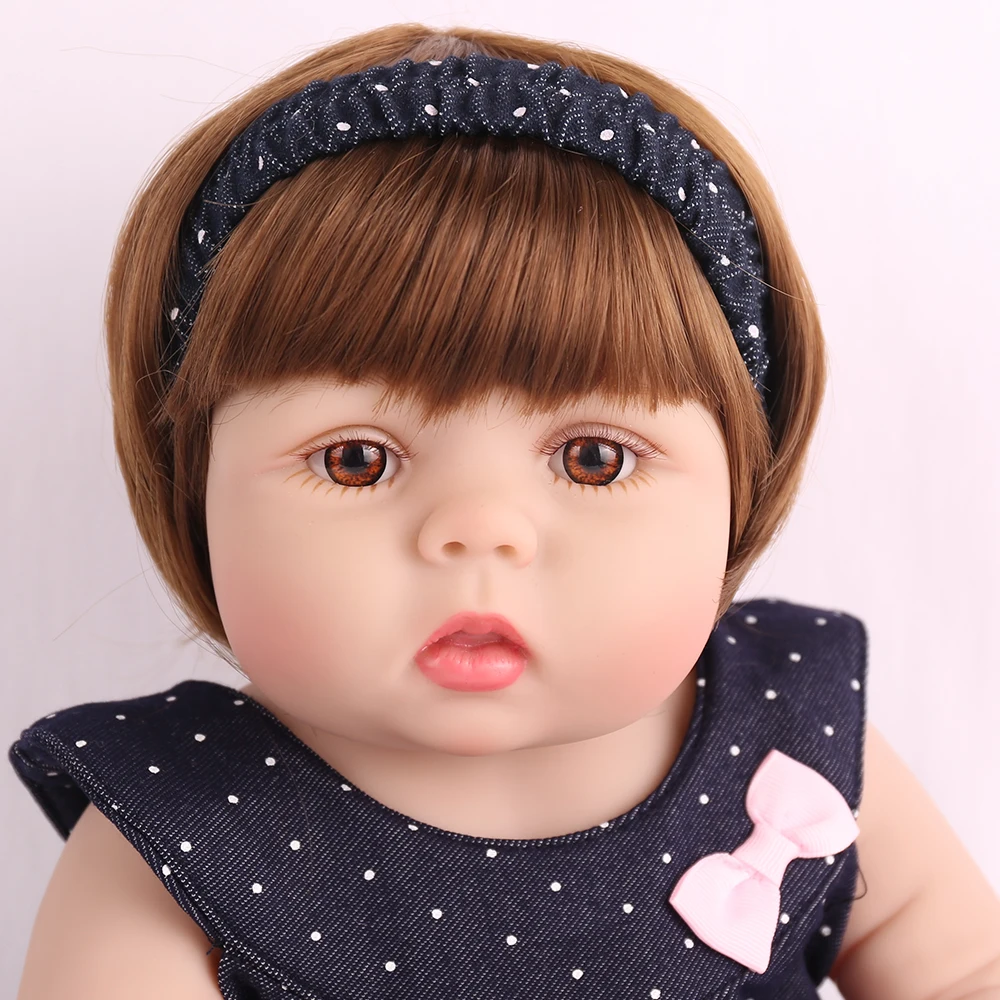 Кукла npk bebe reborn полностью силиконовая кукла для маленьких девочек игрушки для детей подарок 22 дюймов 55 см