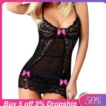 YOUYEDIAN модная Пижама топы для сна женские сексуальные кружевные банты женское кружевное нижнее белье костюм для специй Соблазнительные топы для сна# y45