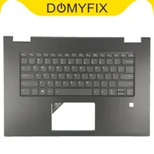 

For Lenovo Yoga 730-15IKB Palmrest Upper Case with Backlit Keyboard Black/Silver
