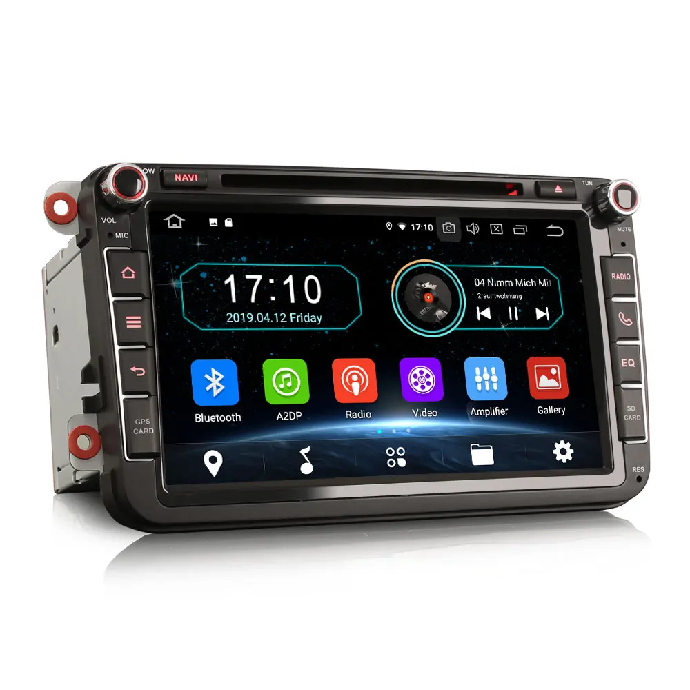 Top 8" Android 9.0 Pie OS Car DVD Multimedia GPS Radio for Seat Altea 2004-2015 & Seat Altea XL 2007-2015 & Seat Toledo 2004-2015 0