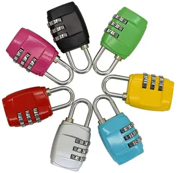 

Lvcky Luggage Combination Lock Travel Padlock Code Locks Gym Lockers Sports Baggage School Cabinets Pack of 6（ ）