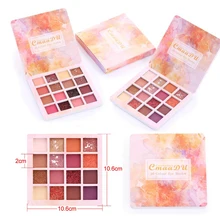 16 цветов Cmaadu матовые тени для век Палитра стойкие водонепроницаемые тени для век натуральный макияж палитра для макияжа лица TSLM1