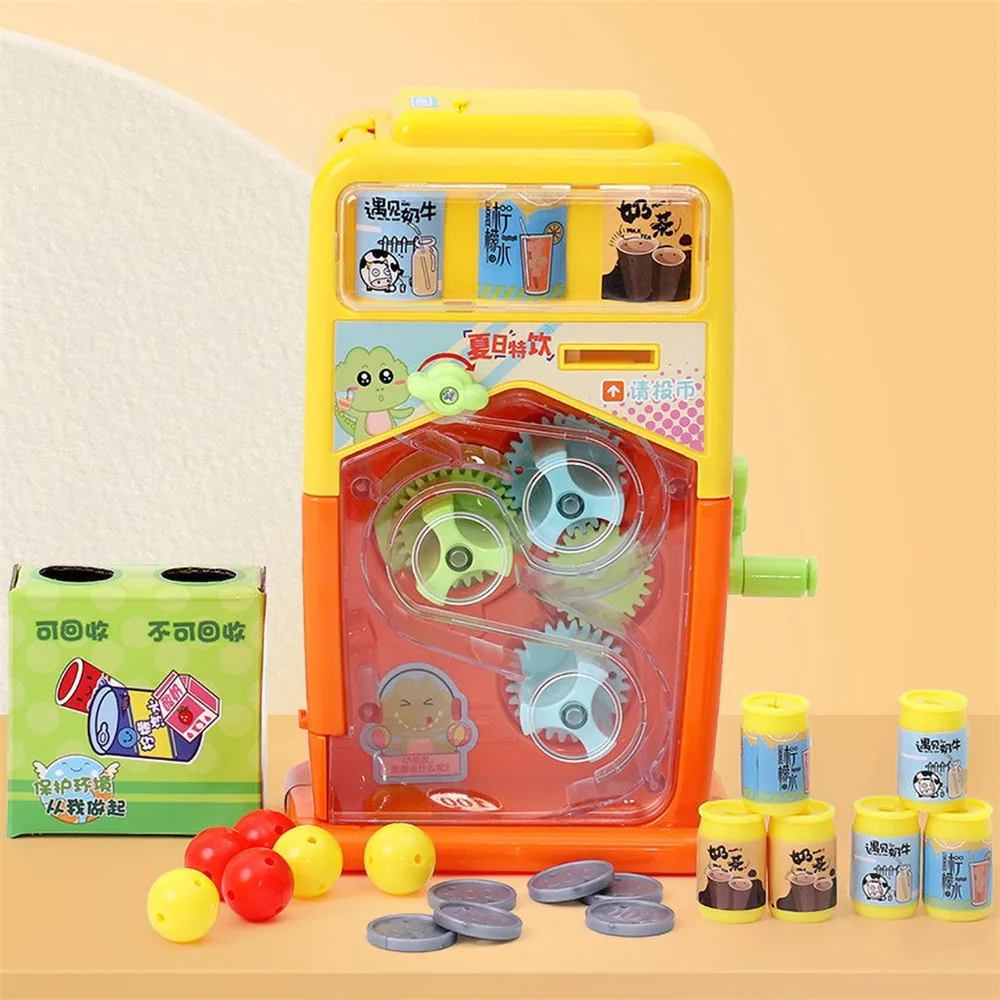Детская игрушка торговый автомат моделирование звук покупки ролевые игрушки торговый автомат моделирование торговый дом набор - Цвет: YE