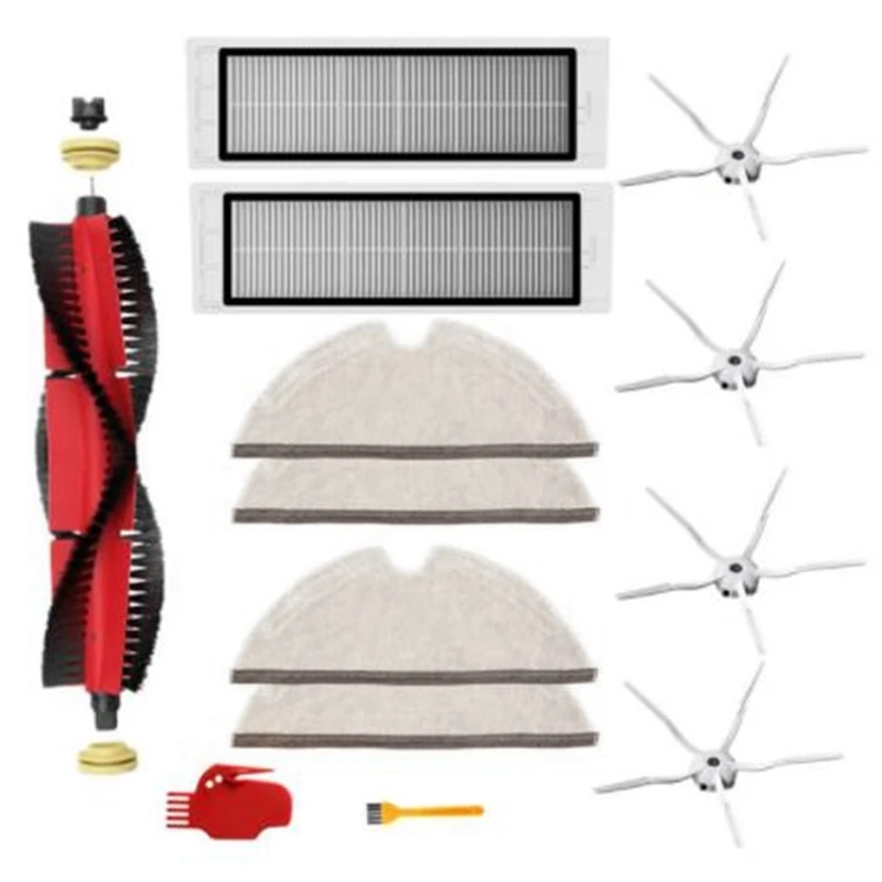 Main Brush Side Filter For Xiaomi Roborock S6 S60 S65 S5 MAX Vacuum Cleaner Accessories | Бытовая техника