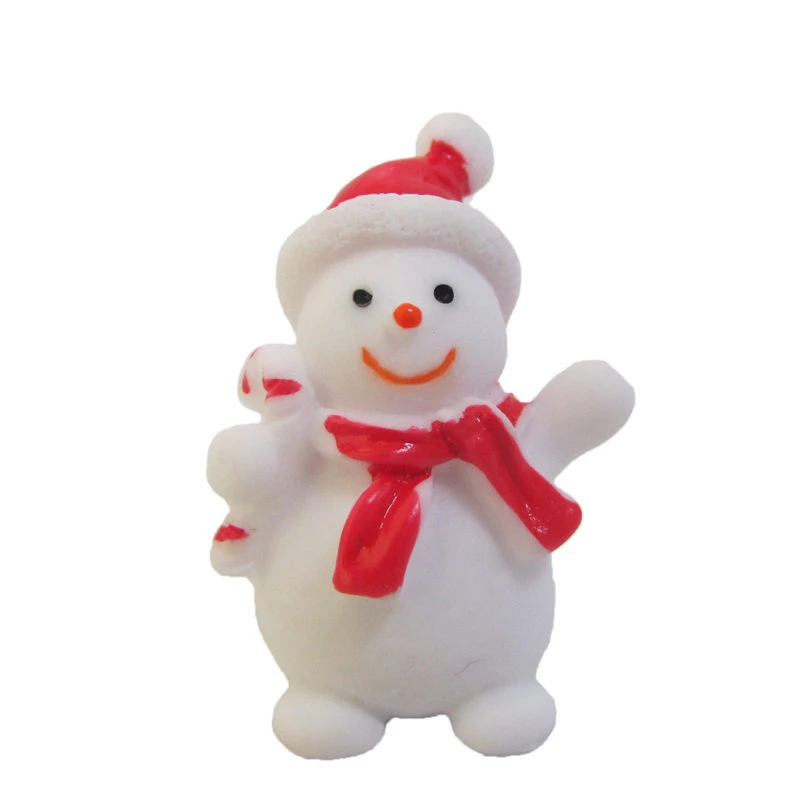 Милый Санта Клаус Снеговик Рождественское украшение фигурка мини Лось домашний Декор рождественские подарки для детей - Цвет: X0009C