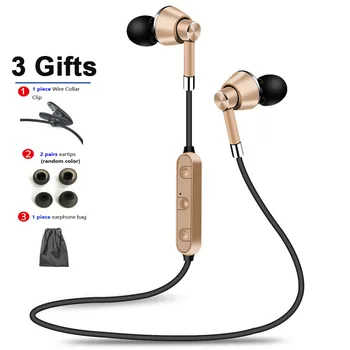 

2pcs Sport Bluetooth Headset Stereo Wireless Noise Cancelling Headphone Fashion Neck Hanging Earphone for Smart phone