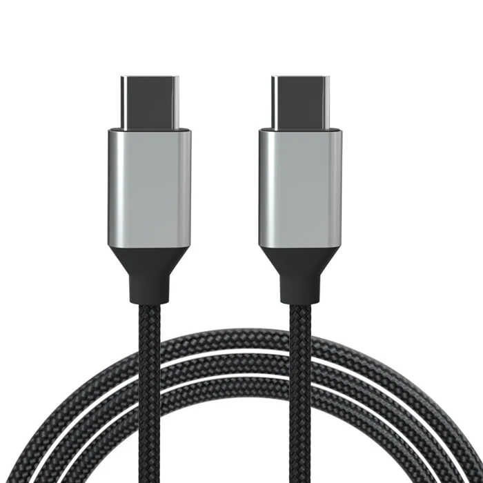 Кабель USB C 3,1 PD 60W Quick Charge 4,0 USB C type C для передачи питания для samsung note 10 кабель для быстрой зарядки для Mac - Цвет: gray