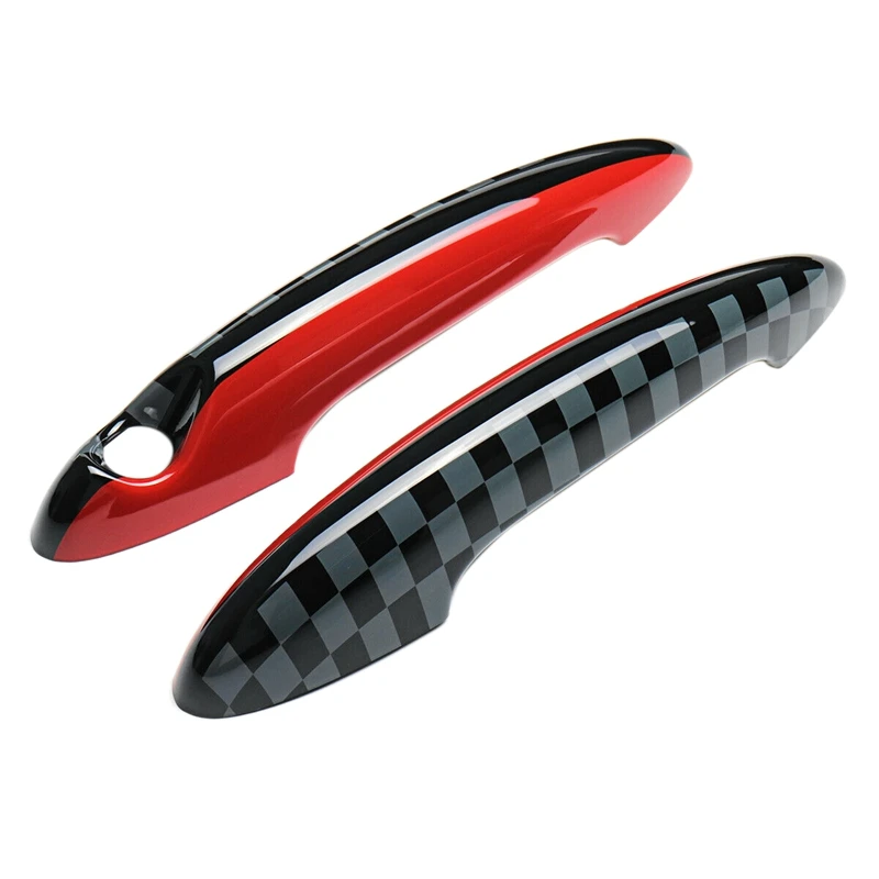 2 х крышки дверных ручек ABS для Mini Cooper JCW ONE S R55 R56 R57 R58 R59 R61