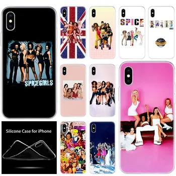 

luxury Soft Silicone Phone Case Sexy Spice Girls for Apple iPhone 11 Pro XS Max X XR 6 6S 7 8 Plus 5 5S SE Fashion Cover