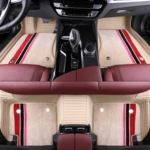 Водонепроницаемый кожаные автомобильные коврики для BMW 3 5 7 серия F20 E90 F30 E60 F10 F11 G30 F01 G11 X1 X3 X4 X5 X6 F48 E83 F25 E70 E71