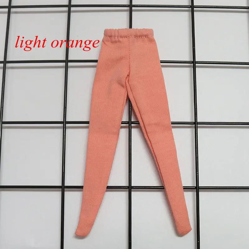 Doll’s Blyth Clothes Socking Candy Color Pantyhose Basic Pure Cotton Pant for Azone,Pullip,Baribes,Blyth 1/6 Doll Accessories - Цвет: light orange